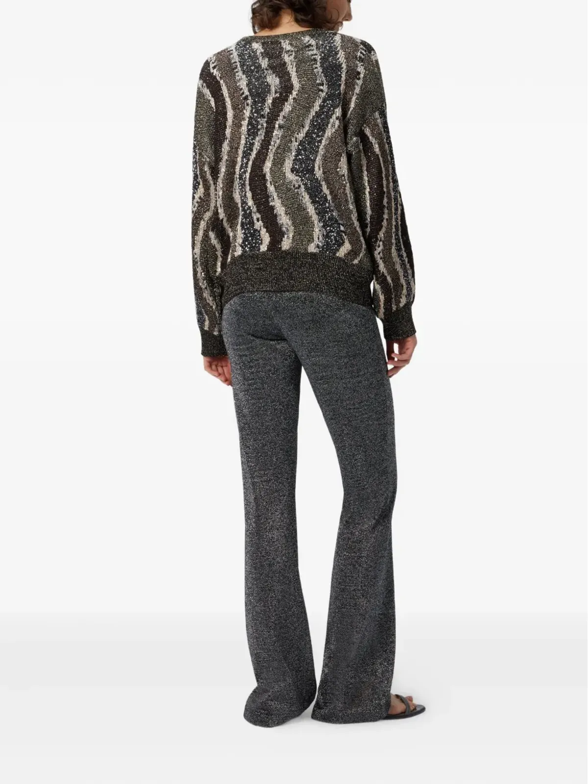 Missoni 波柄ニットカーディガン - 画像3