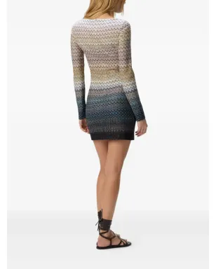 Missoni オンブレパターン ミニドレス - サムネイル3