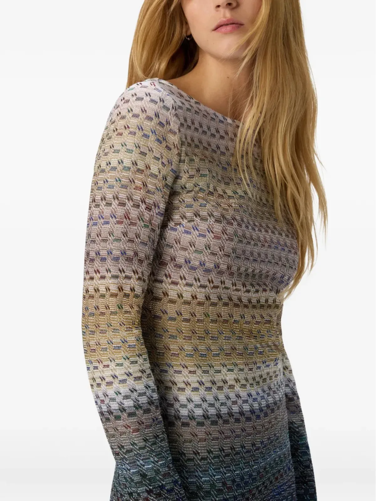 Missoni オンブレパターン ミニドレス - 画像4