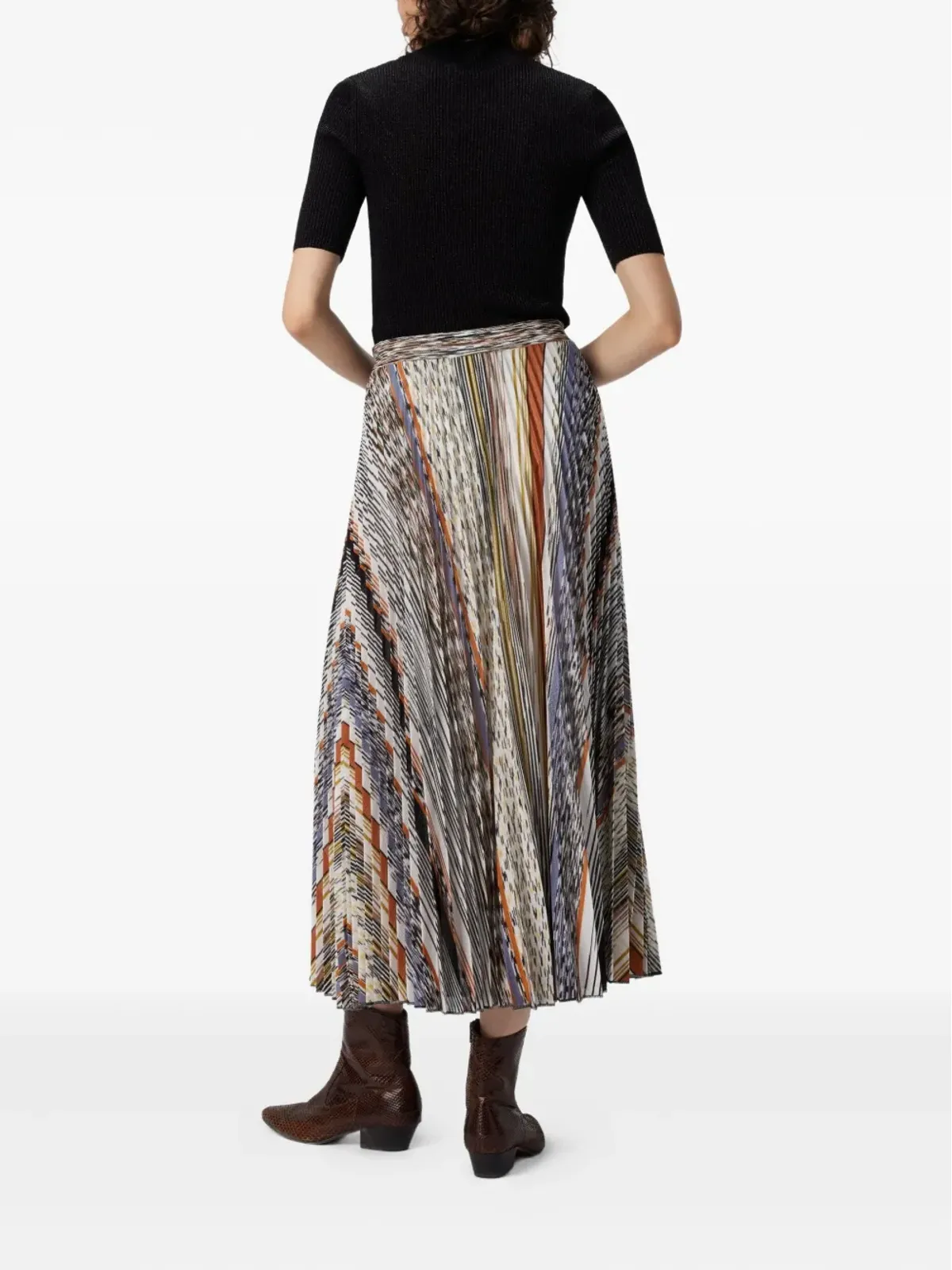 Missoni プリーツニットミディスカート - 画像3