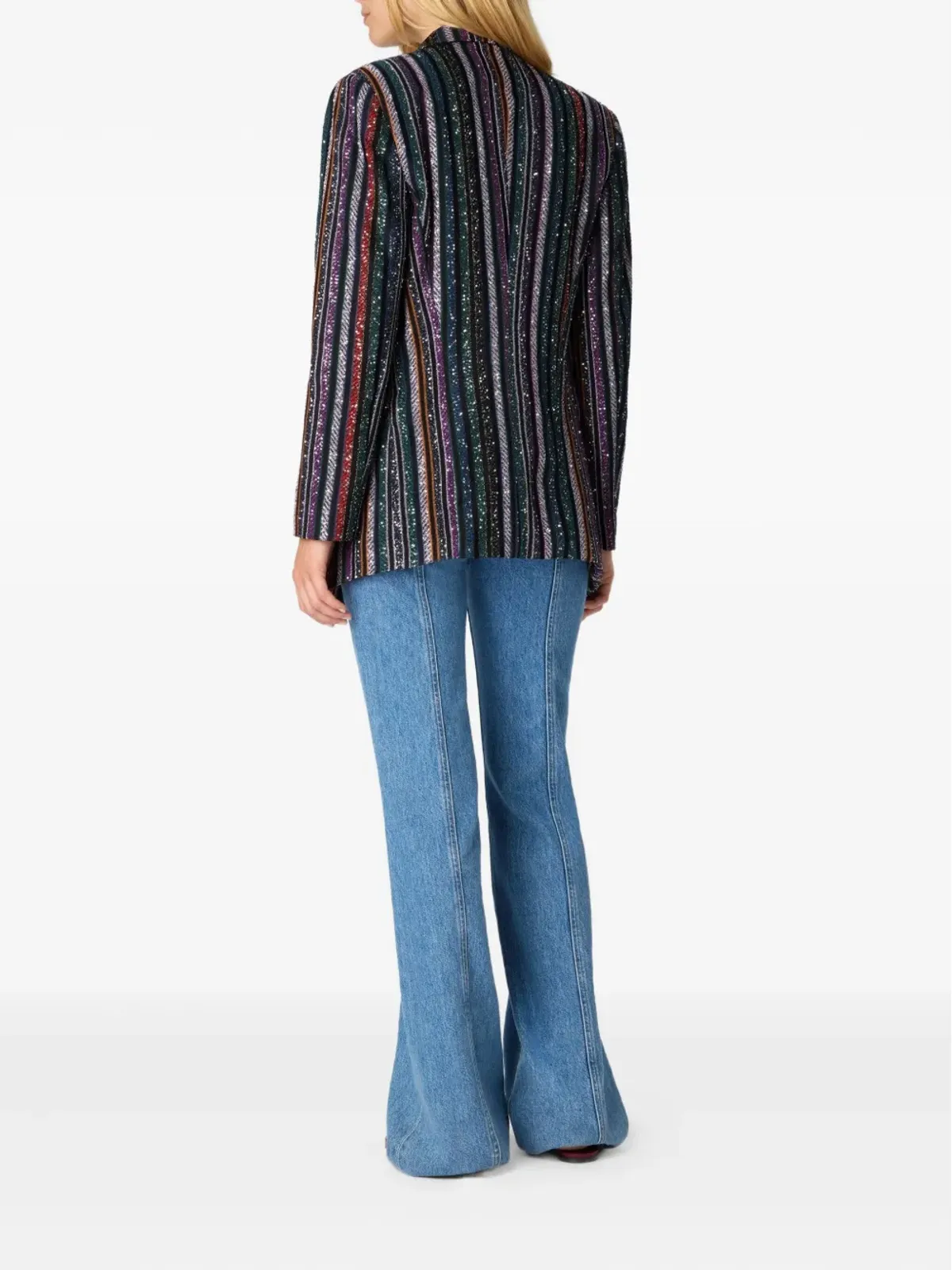 Missoni スパンコール付きストライプジャケット - 画像3