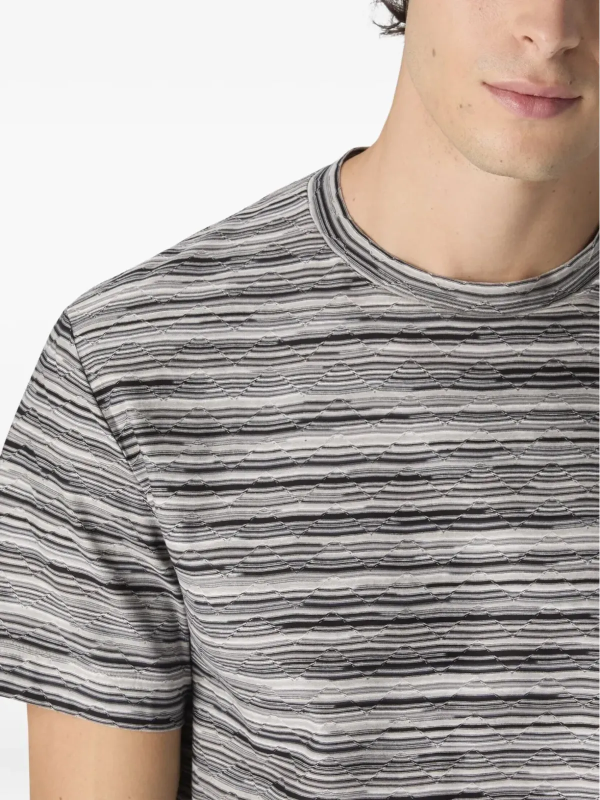 Missoni ストライプ柄 クルーネックTシャツ - 画像4