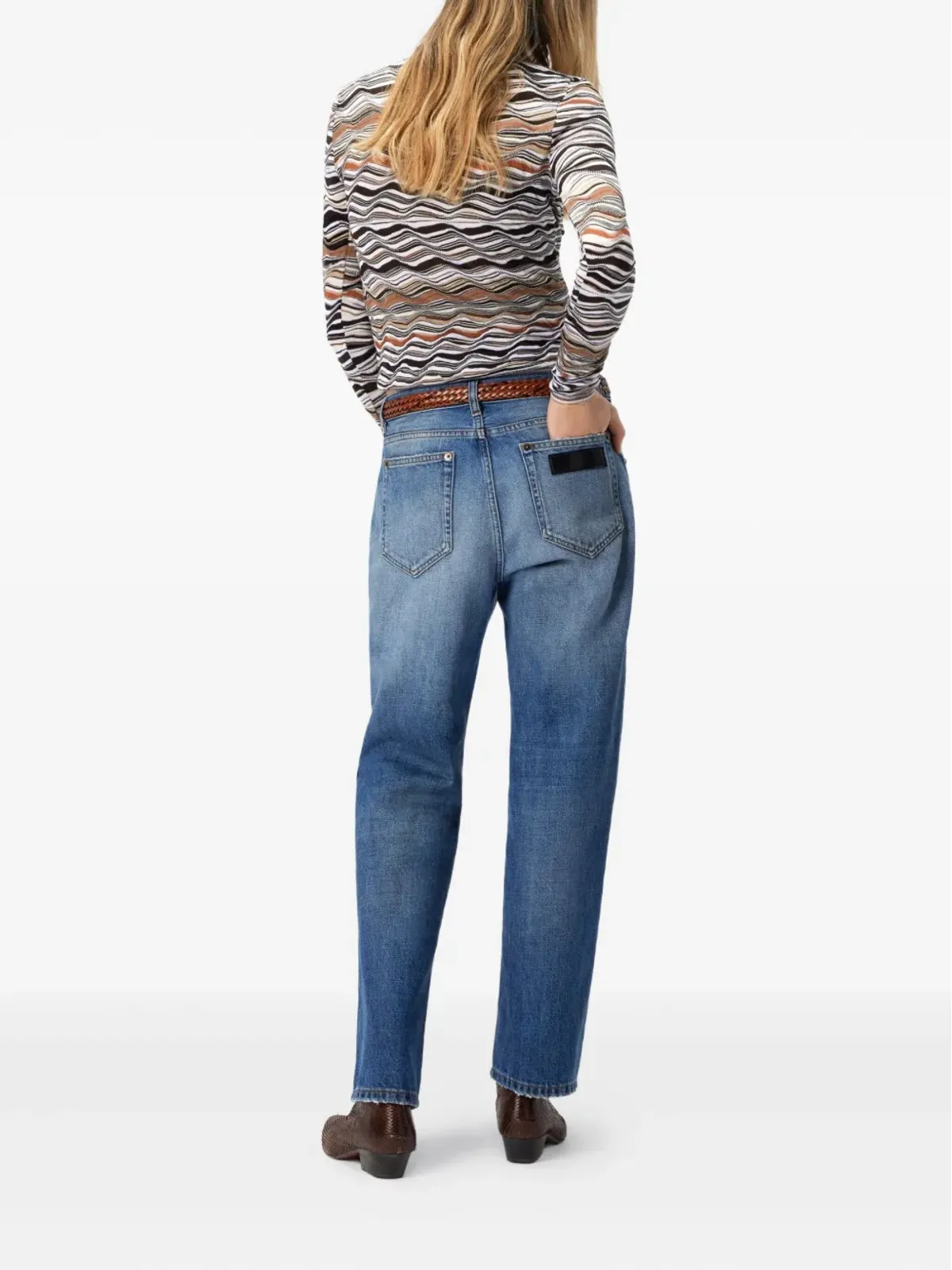 Missoni ハイウエスト フレアレッグ ジーンズ - 画像3
