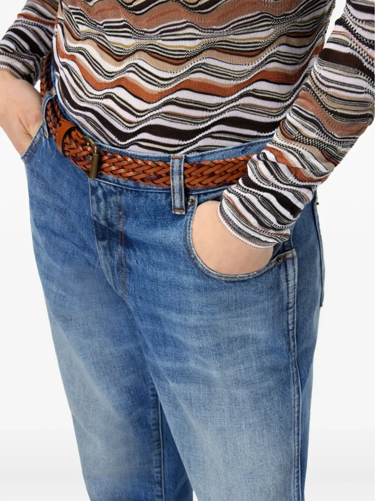 Missoni ハイウエスト フレアレッグ ジーンズ - 画像4
