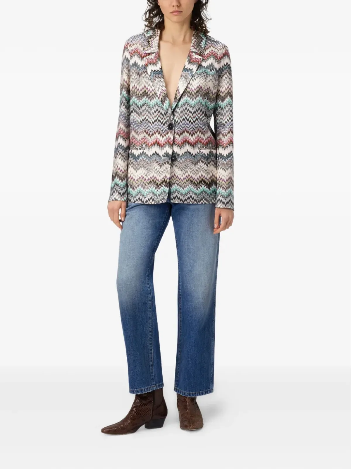 Missoni チェボーン柄ブレザー - 画像2