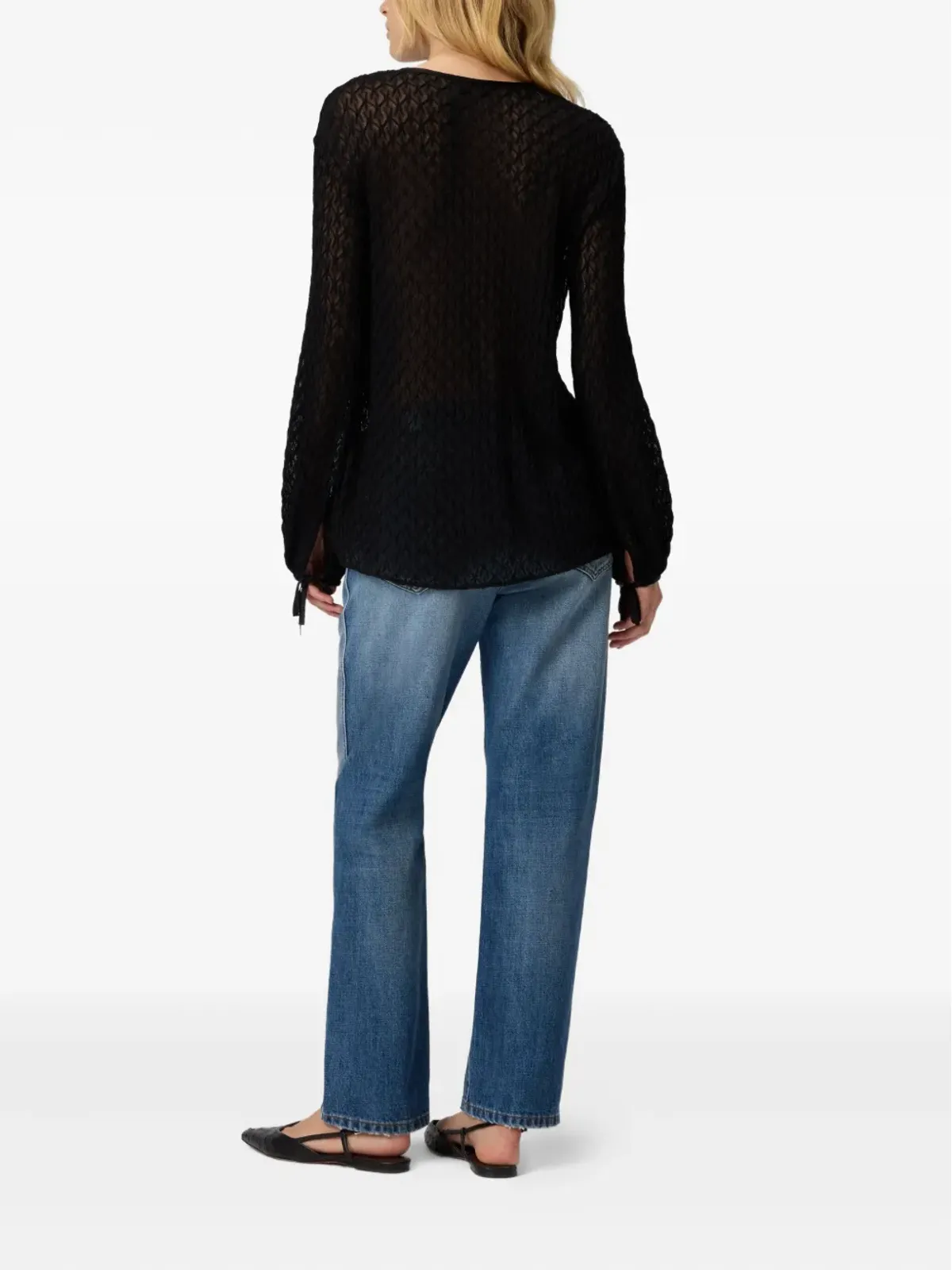 Missoni キーホールネック テクスチャードトップ - 画像3