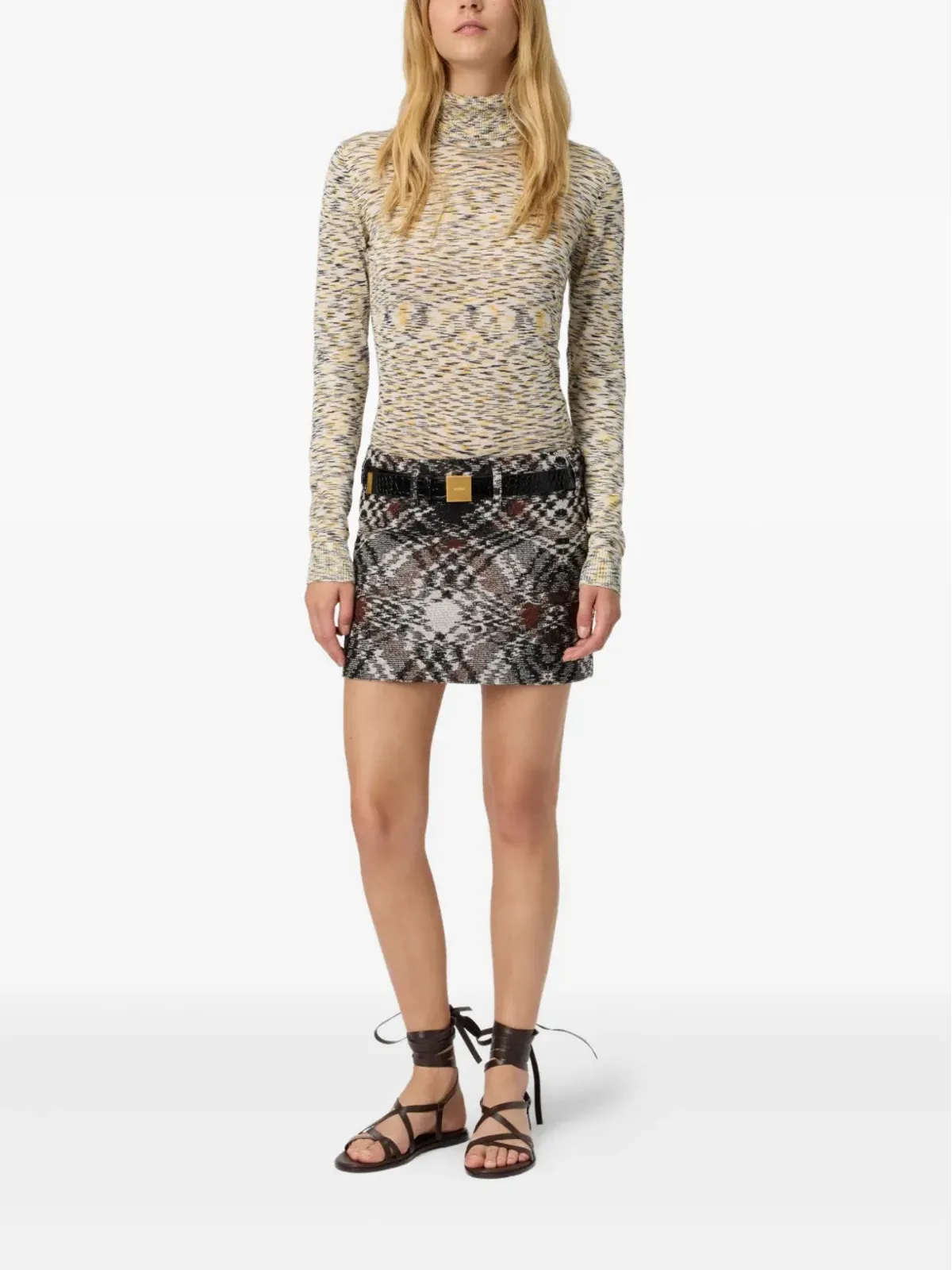 Missoni 柄入りハイネックニットトップ - 画像2