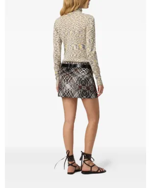Missoni 柄入りハイネックニットトップ - サムネイル3
