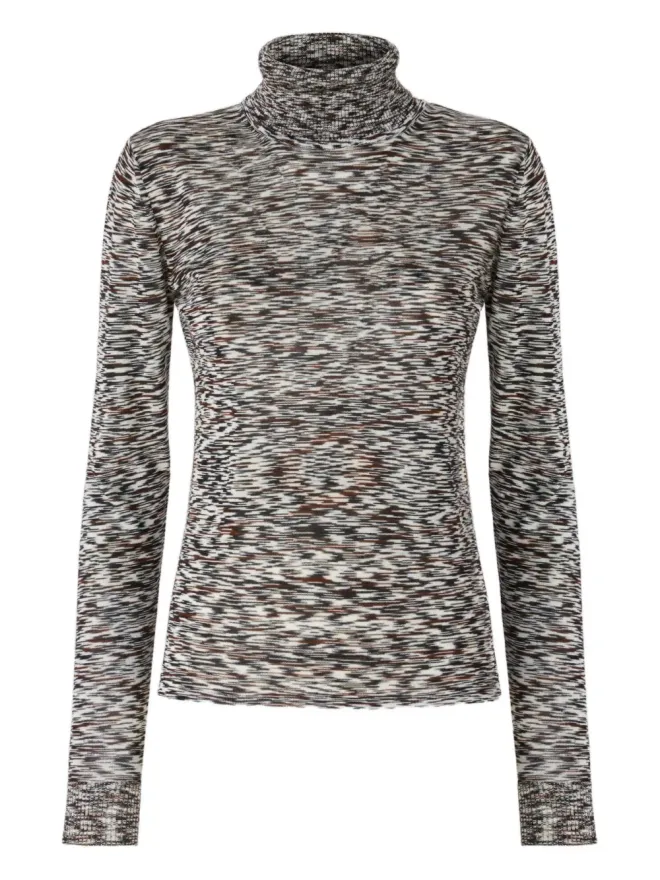 Missoni Missoni ストライプ柄タートルネックセーターの商品画像