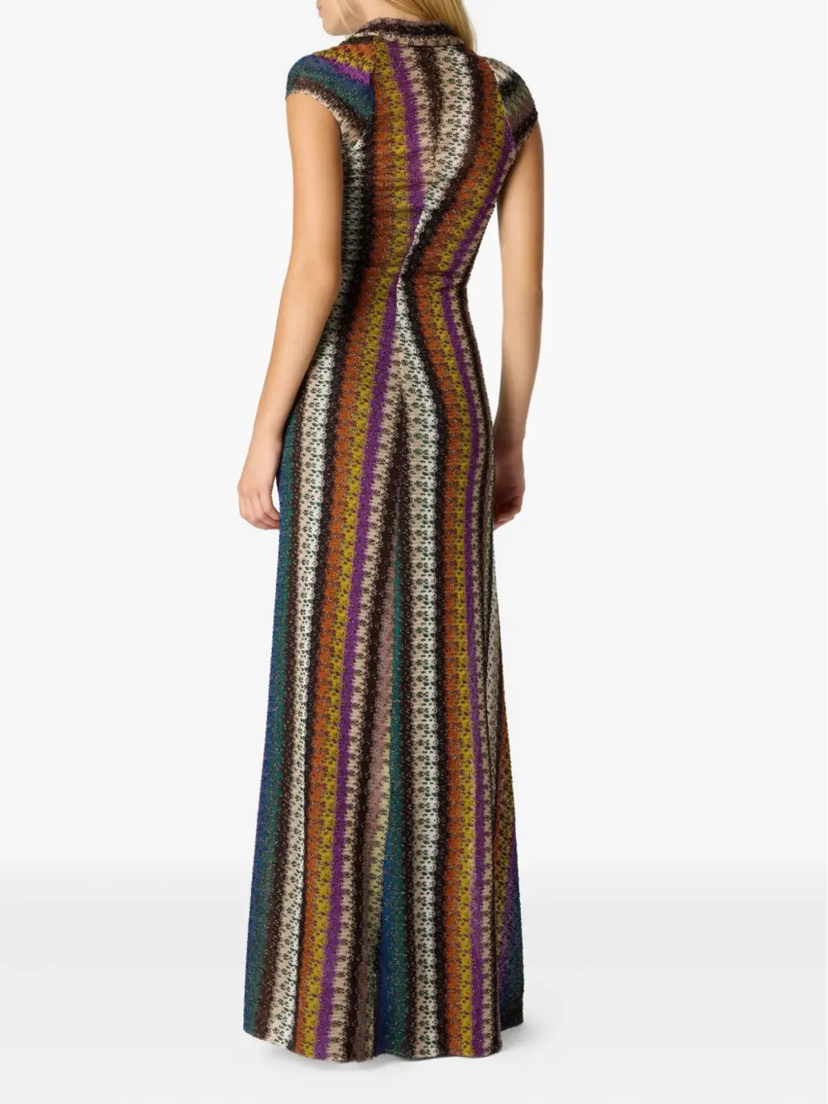 Missoni ストライプ柄マキシドレス - 画像3