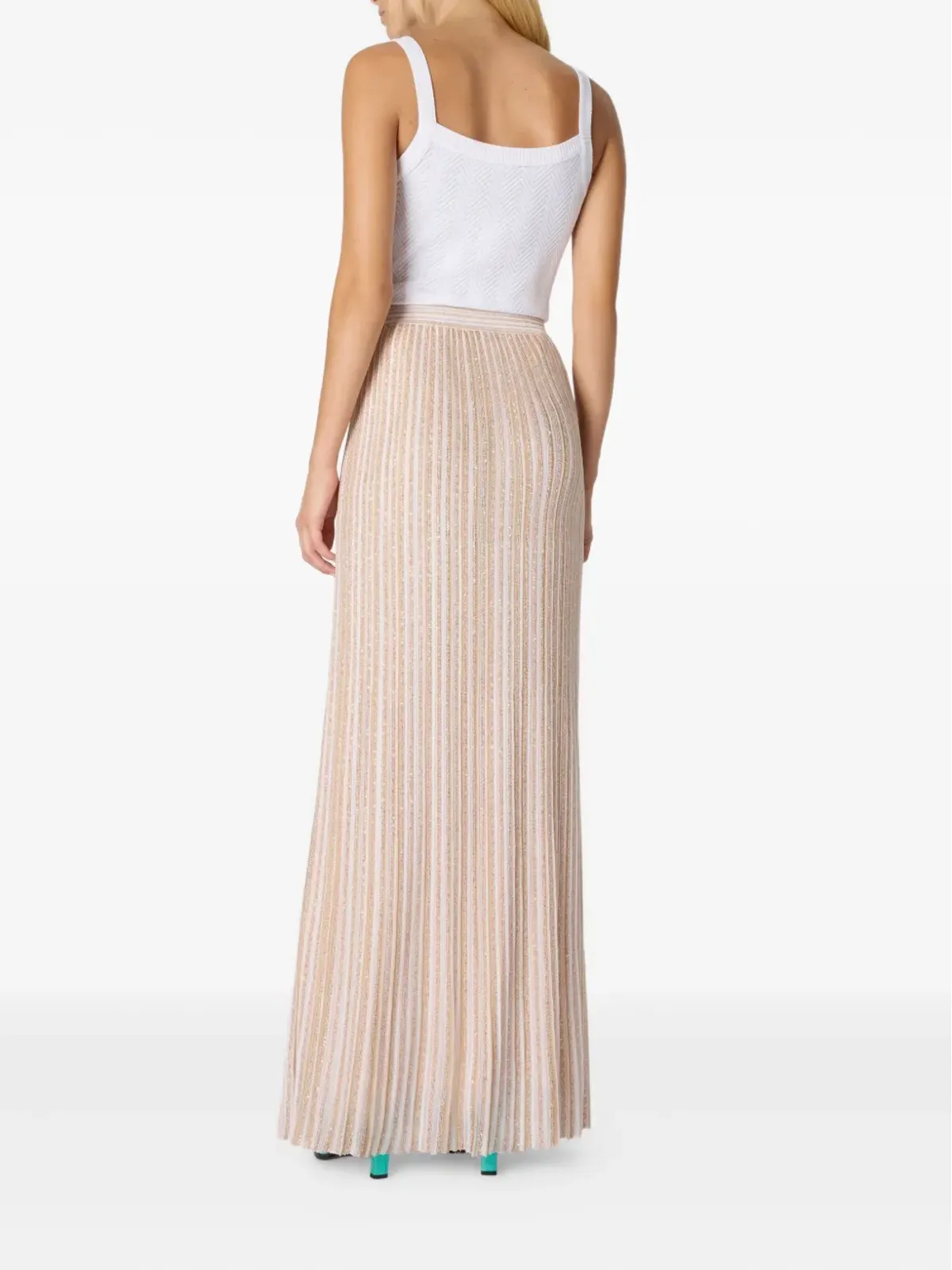 Missoni sequin-embellished maxi skirt - Neutrals - 画像3