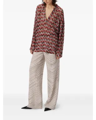 Missoni チェブロン柄ニットトップス - ブラック - サムネイル2
