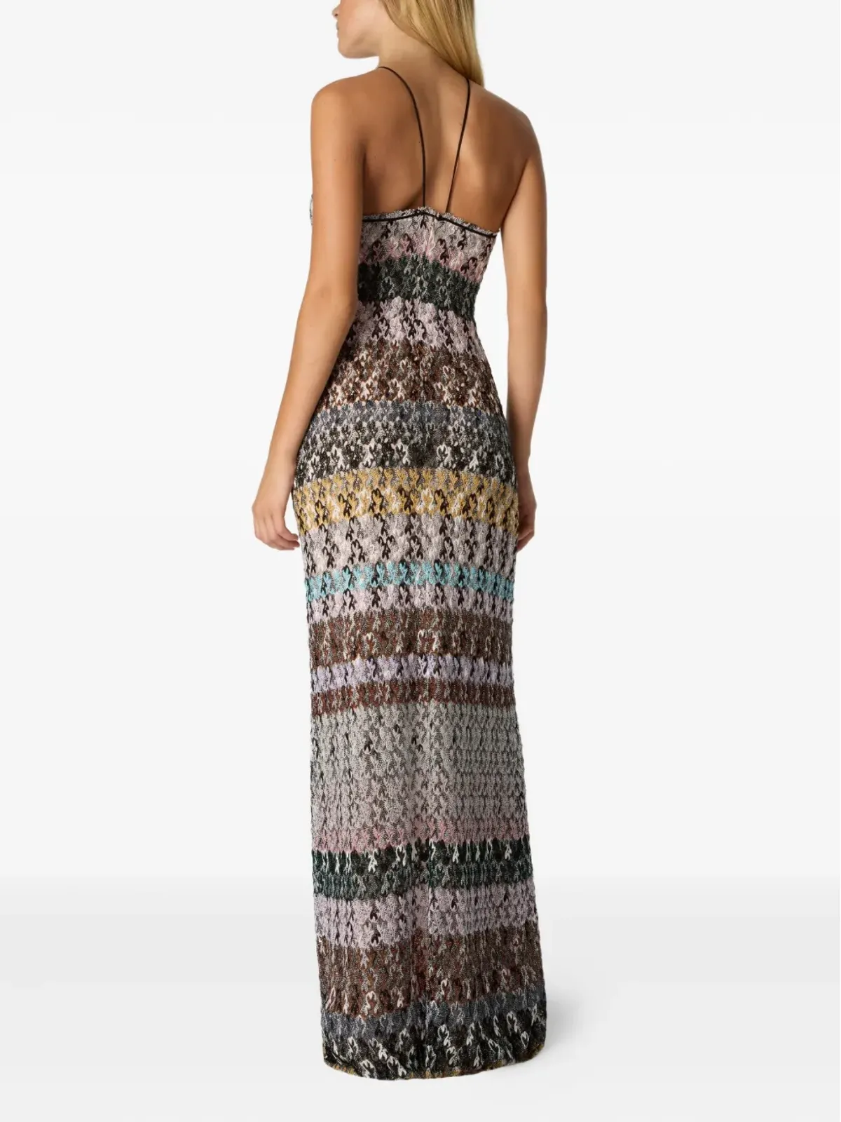 Missoni クロスオーバー柄マキシドレス - 画像3