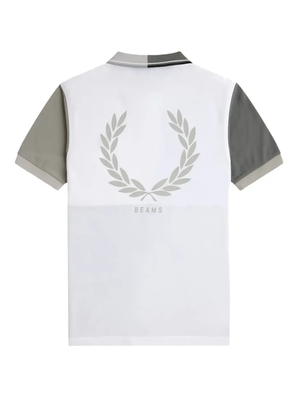 Fred Perry x Beams パネルドコットンポロシャツ - グレー - 画像4