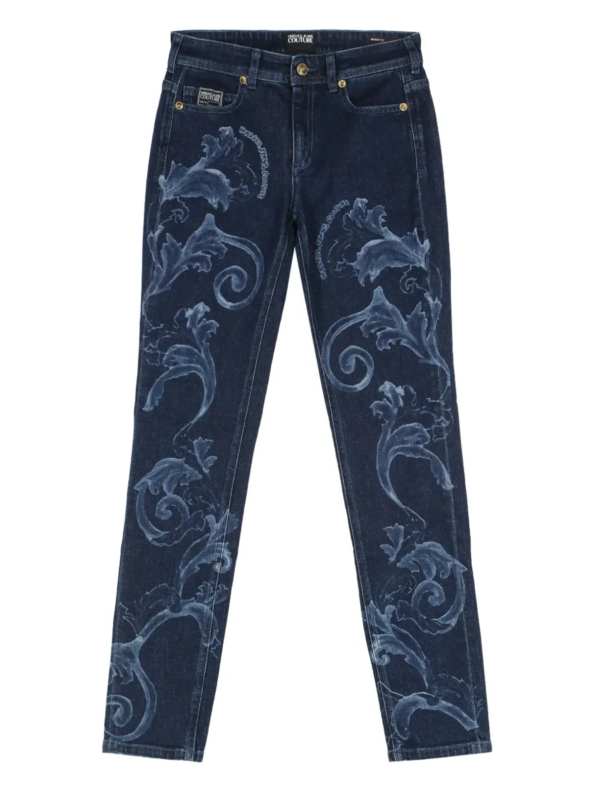 Versace Jeans Couture バロックモチーフデニムジーンズ - 画像2