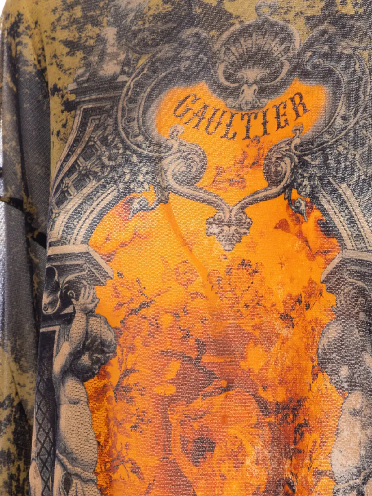 Jean Paul Gaultier グラフィックプリントシアートップ - 画像3