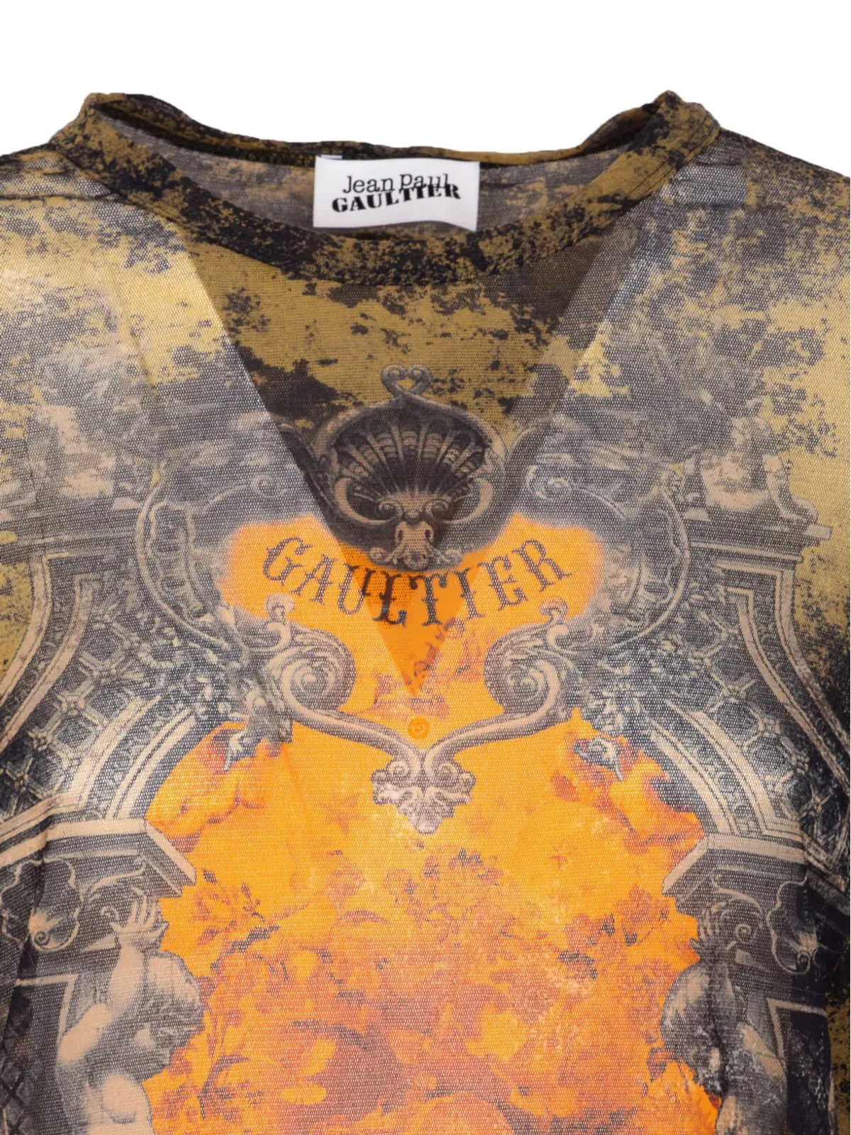 Jean Paul Gaultier グラフィックプリントシアートップ - 画像4
