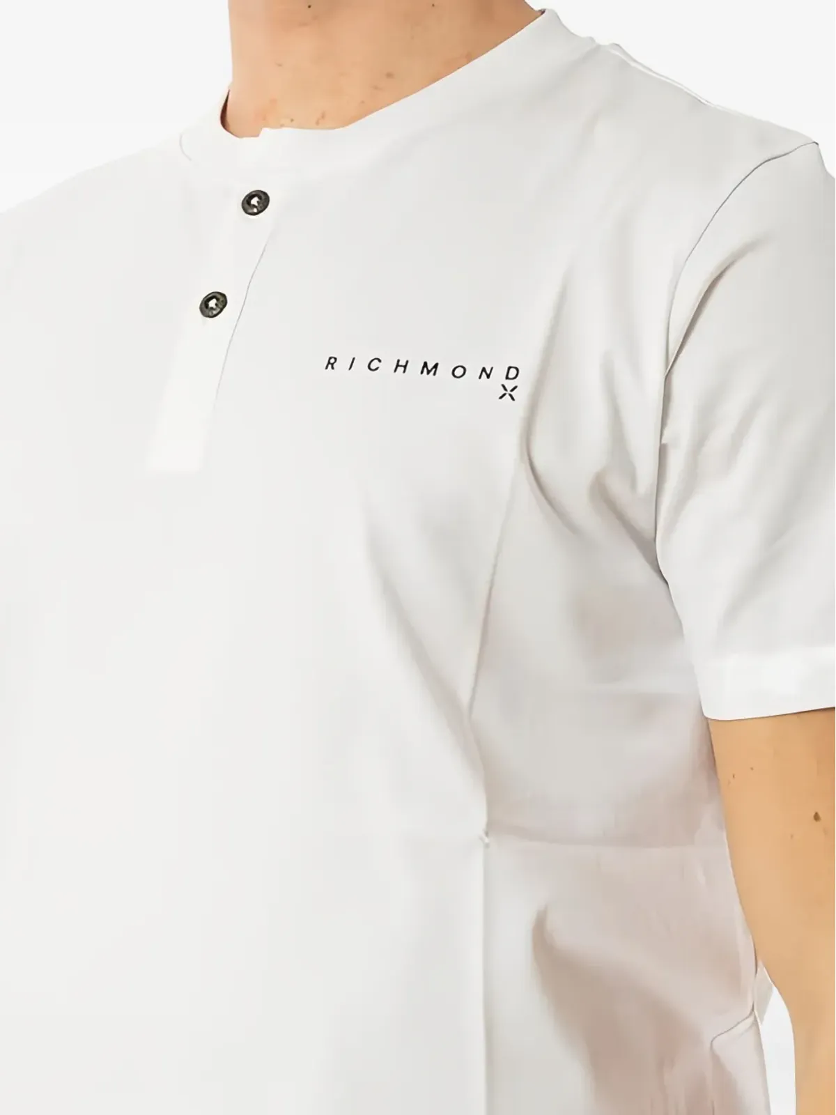 John Richmond ボタン付きTシャツ - 画像4