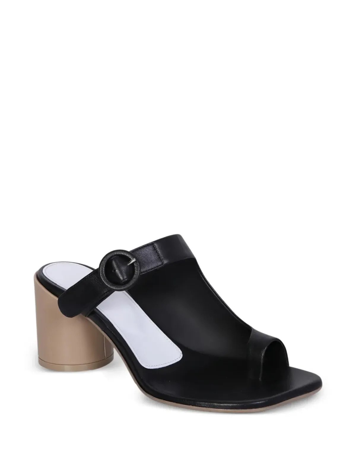 MM6 Maison Margiela ブロックヒールサンダル（バックル付き） - 画像2