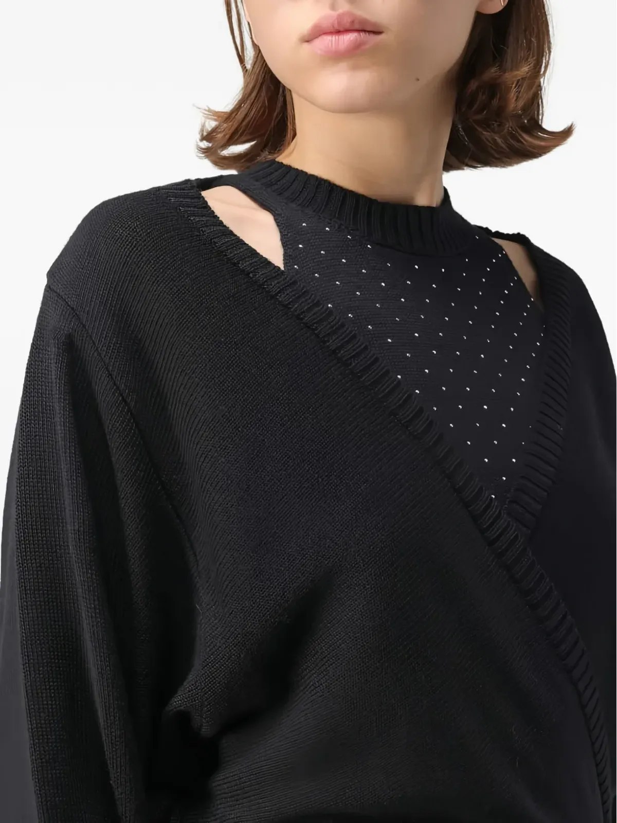 SIMONA CORSELLINI カットアウトデザインのセーター - 画像3