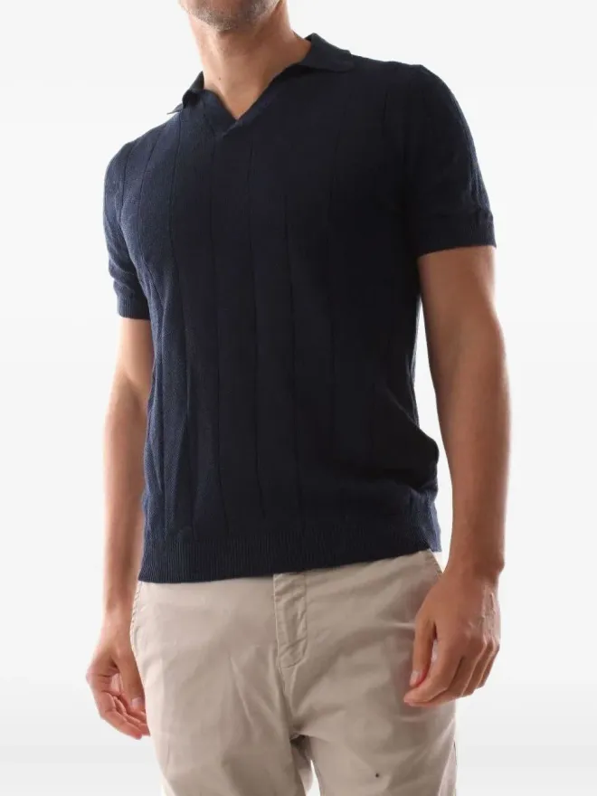Jeordie's Jeordie's ribbed T-shirt - Blueの商品画像