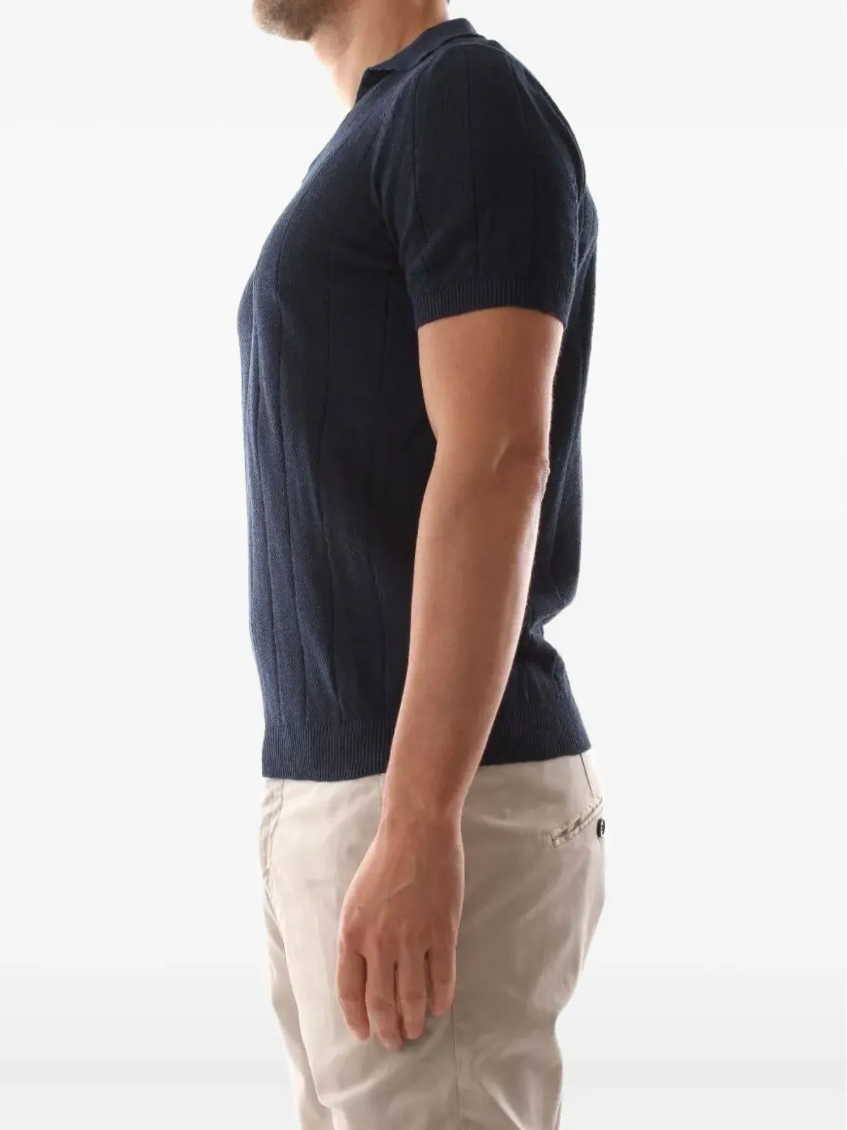 Jeordie's ribbed T-shirt - Blue - 画像2