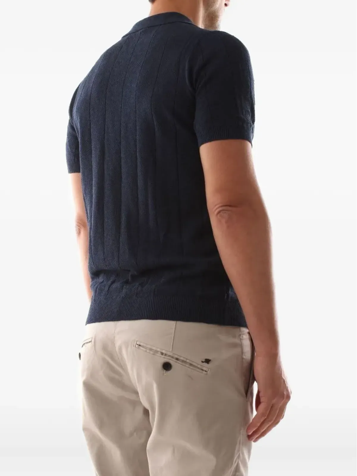 Jeordie's ribbed T-shirt - Blue - 画像3