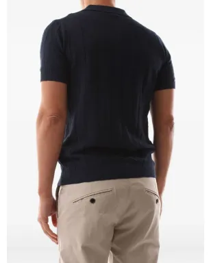 Jeordie's ribbed T-shirt - Blue - サムネイル4