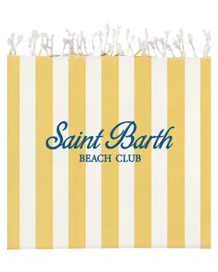 MC2 Saint Barth Kids ストライプ柄ビーチタオル - Yellow - サムネイル2