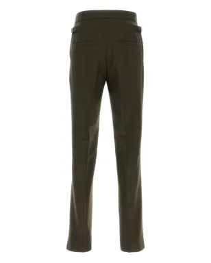 Namacheko pressed-crease trousers - Green - サムネイル2