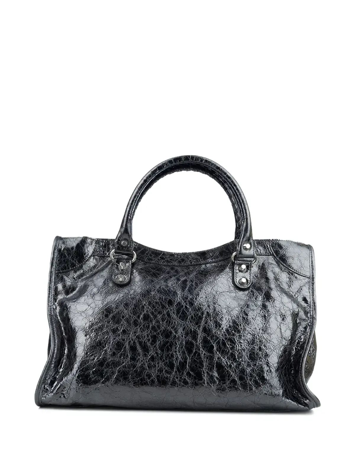 Balenciaga Le City メタリック風トップハンドル トートバッグ - グレー - 画像2