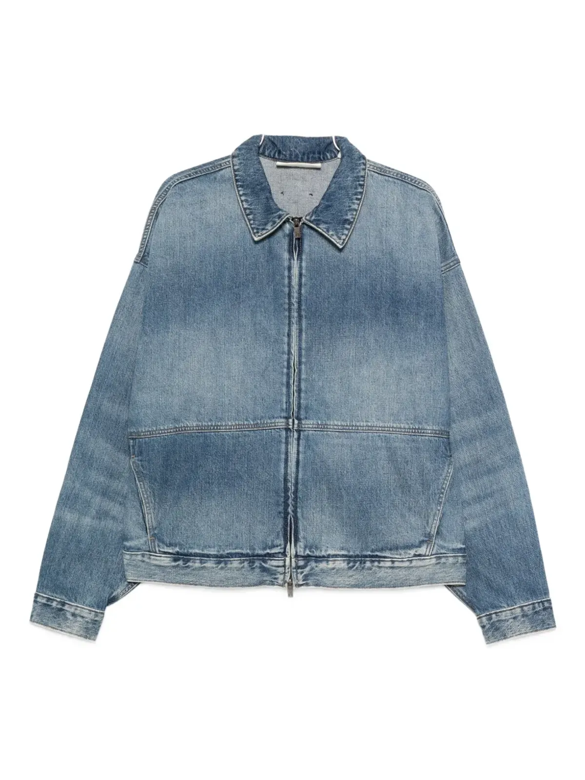 FEAR OF GOD ESSENTIALS ジップフロント デニムジャケット - 画像1
