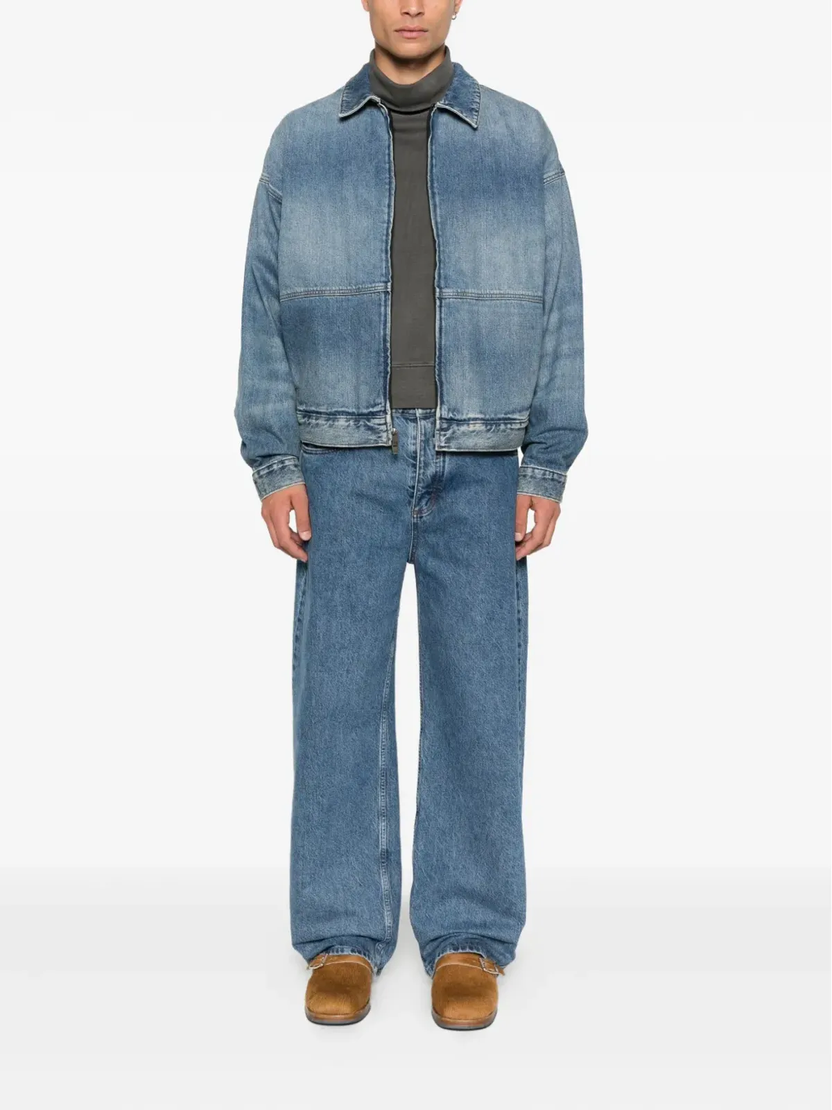 FEAR OF GOD ESSENTIALS ジップフロント デニムジャケット - 画像2