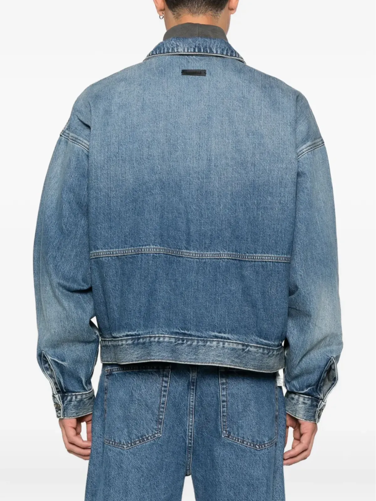 FEAR OF GOD ESSENTIALS ジップフロント デニムジャケット - 画像4
