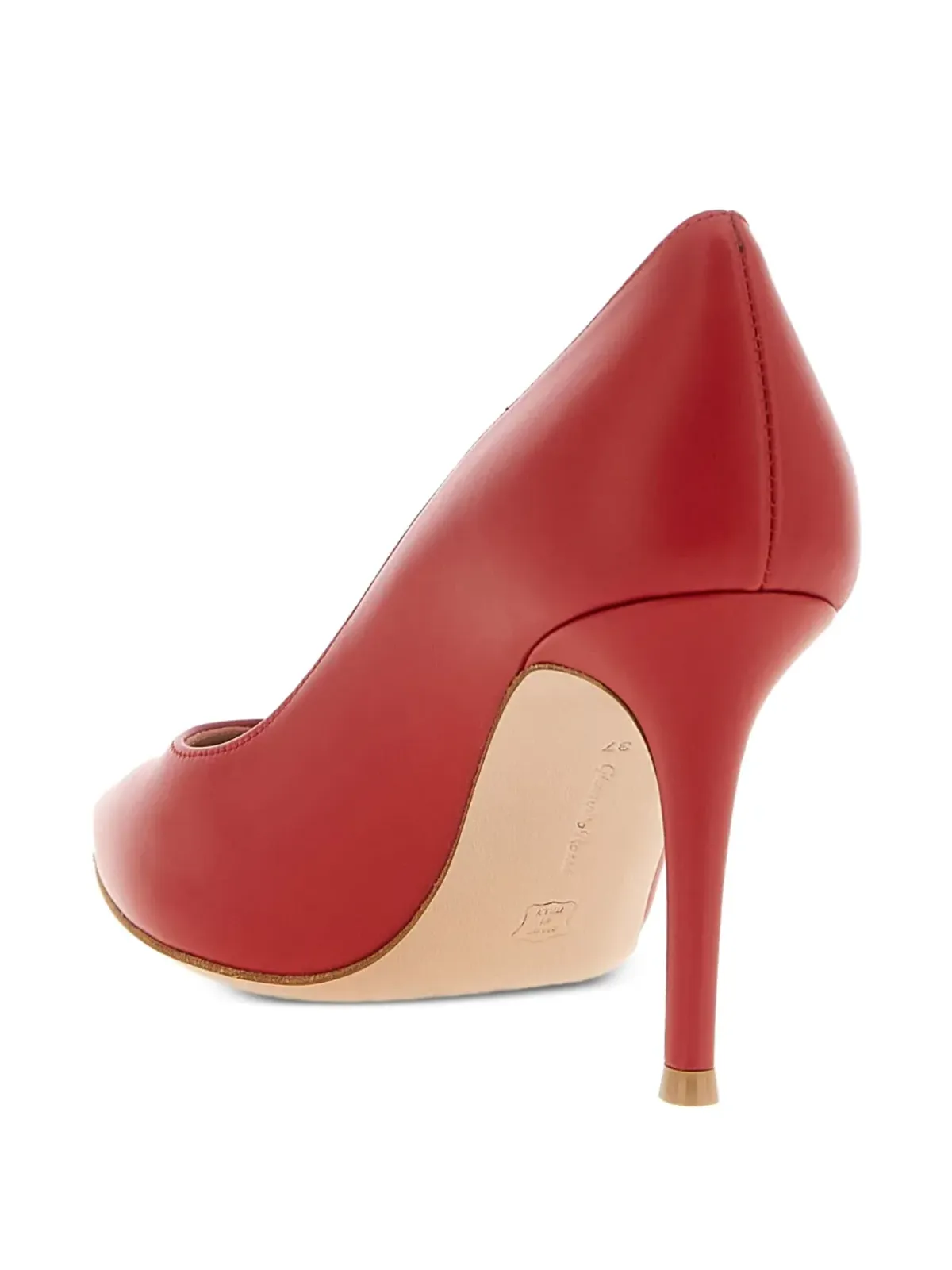 Gianvito Rossi レザー ヒールドパンプス - 画像3