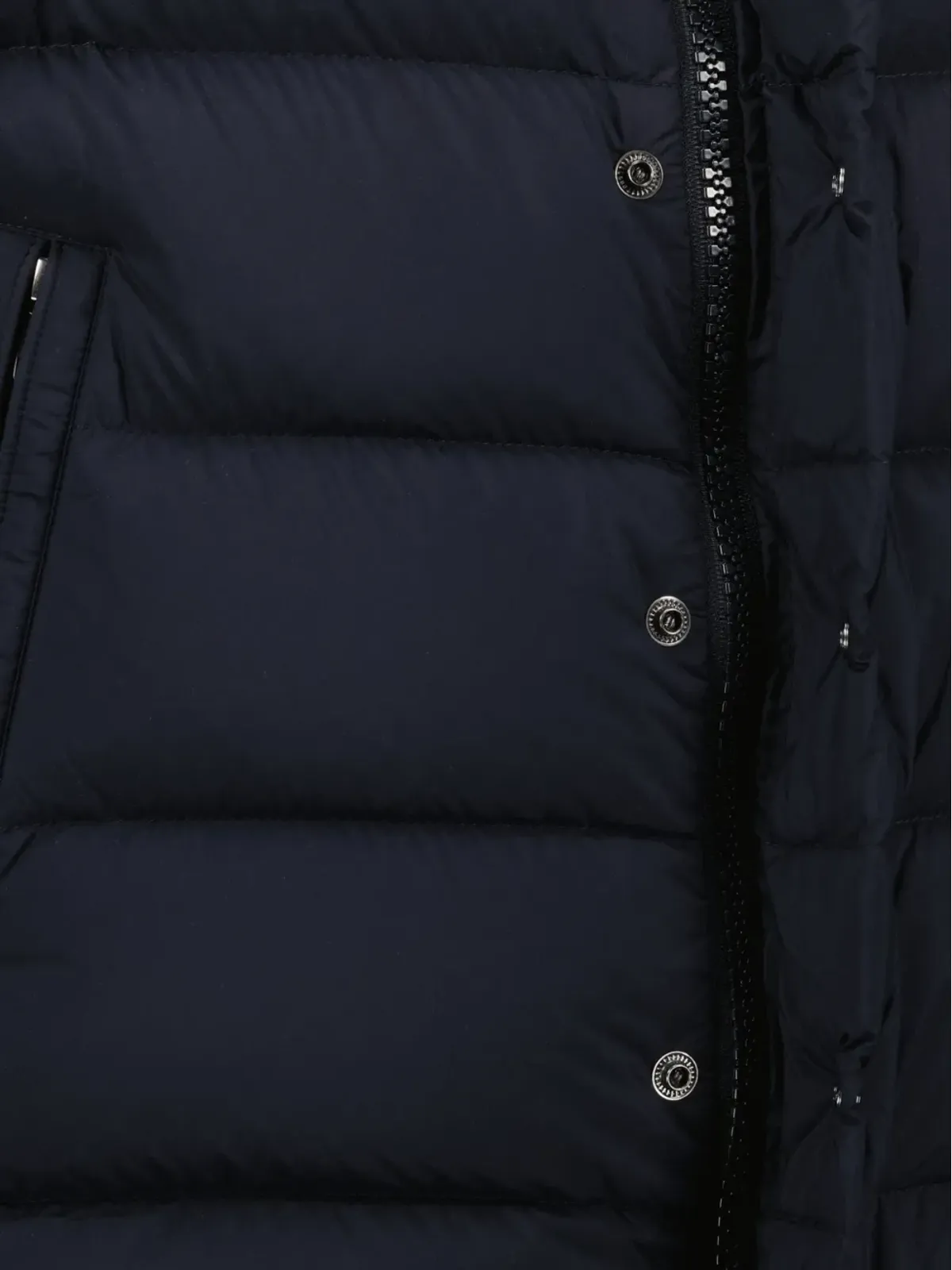 Moncler キルテッド ロゴプレート付き ノースリーブ ジレ - 画像3