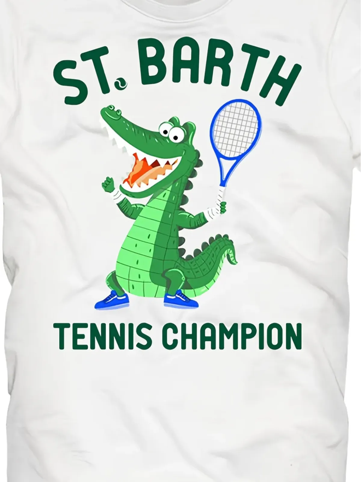 MC2 Saint Barth Kids クロコダイルプリント Tシャツ - 画像2