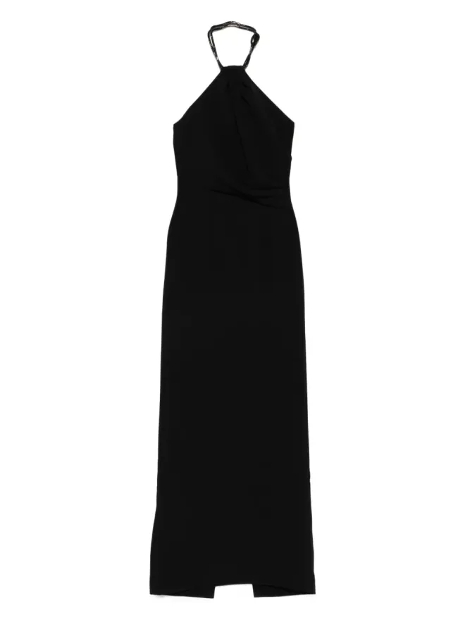 SOLACE London Solace London リヴァ ホルターネック ドレープ マキシドレスの商品画像