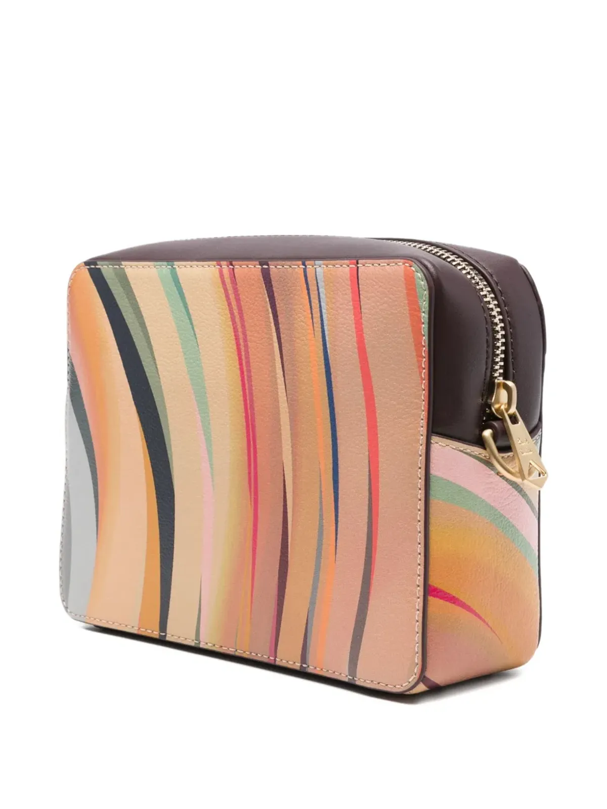 Paul Smith くすんだスワール柄レザーのクロスボディバッグ - 画像2