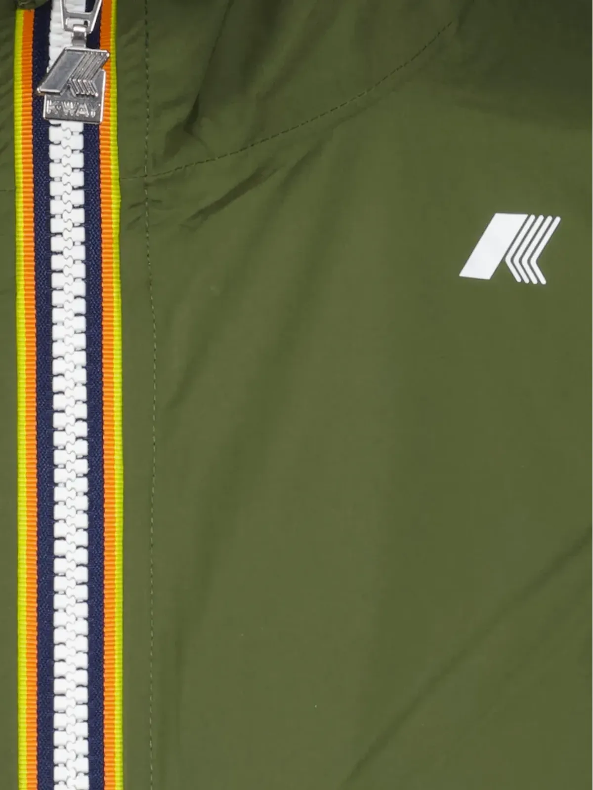 K-Way ジップファスナー付きフードコート - 画像3