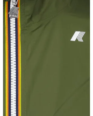 K-Way ジップファスナー付きフードコート - サムネイル3