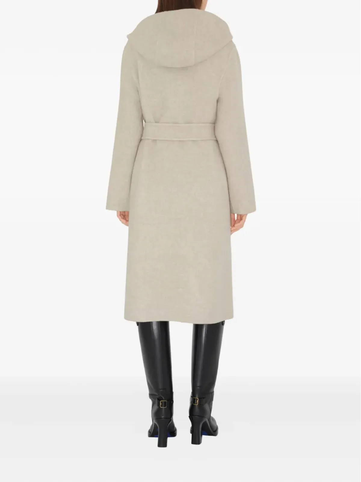 Burberry フード付きカシミアコート - 画像4