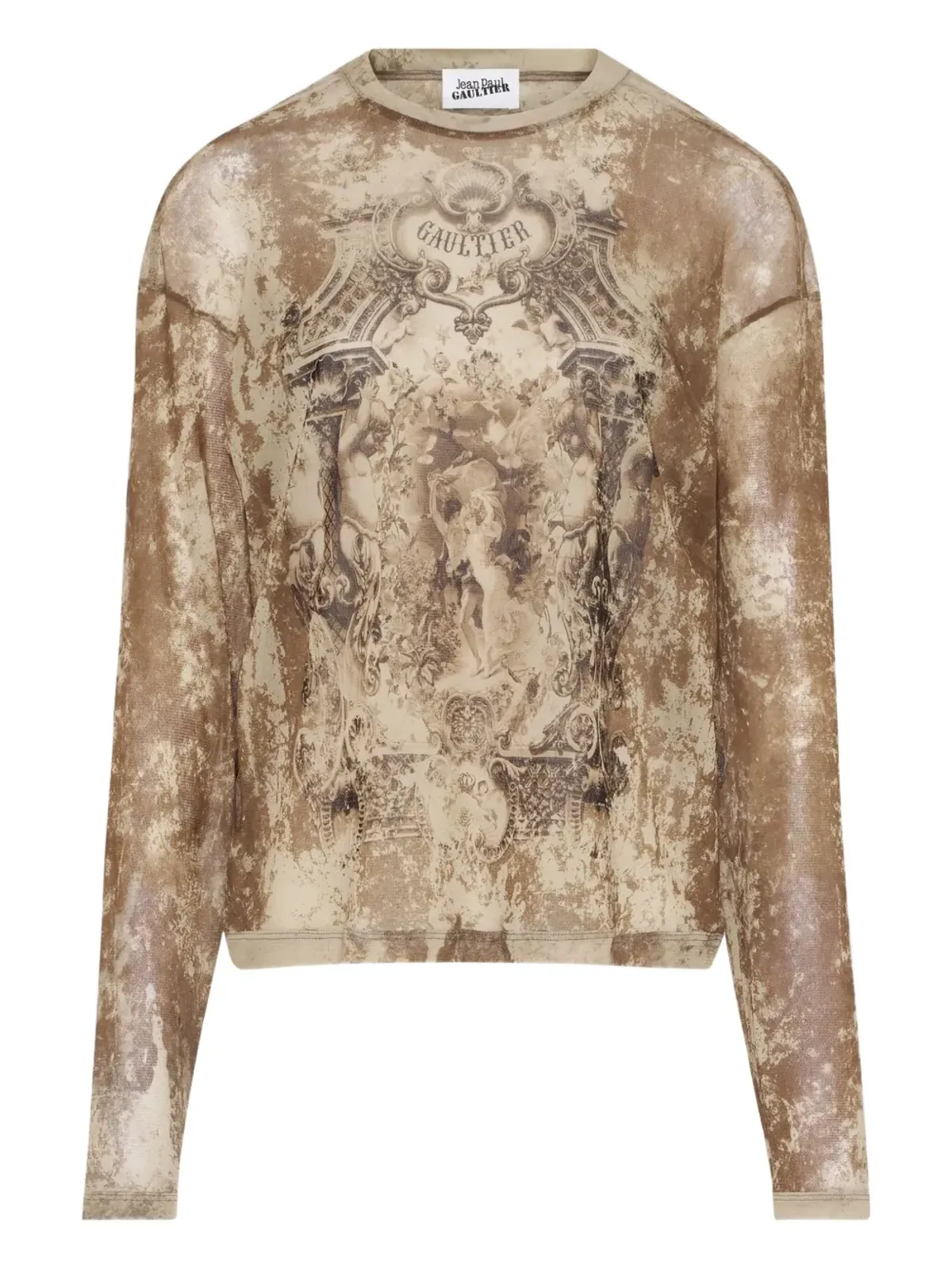 Jean Paul Gaultier メダリオンプリント長袖Tシャツ - 画像1