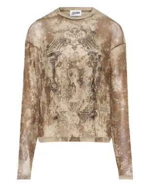 Jean Paul Gaultier メダリオンプリント長袖Tシャツ - サムネイル1