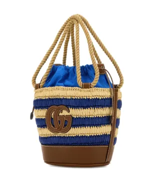 Gucci 夏のストライプ バケットバッグ - サムネイル3