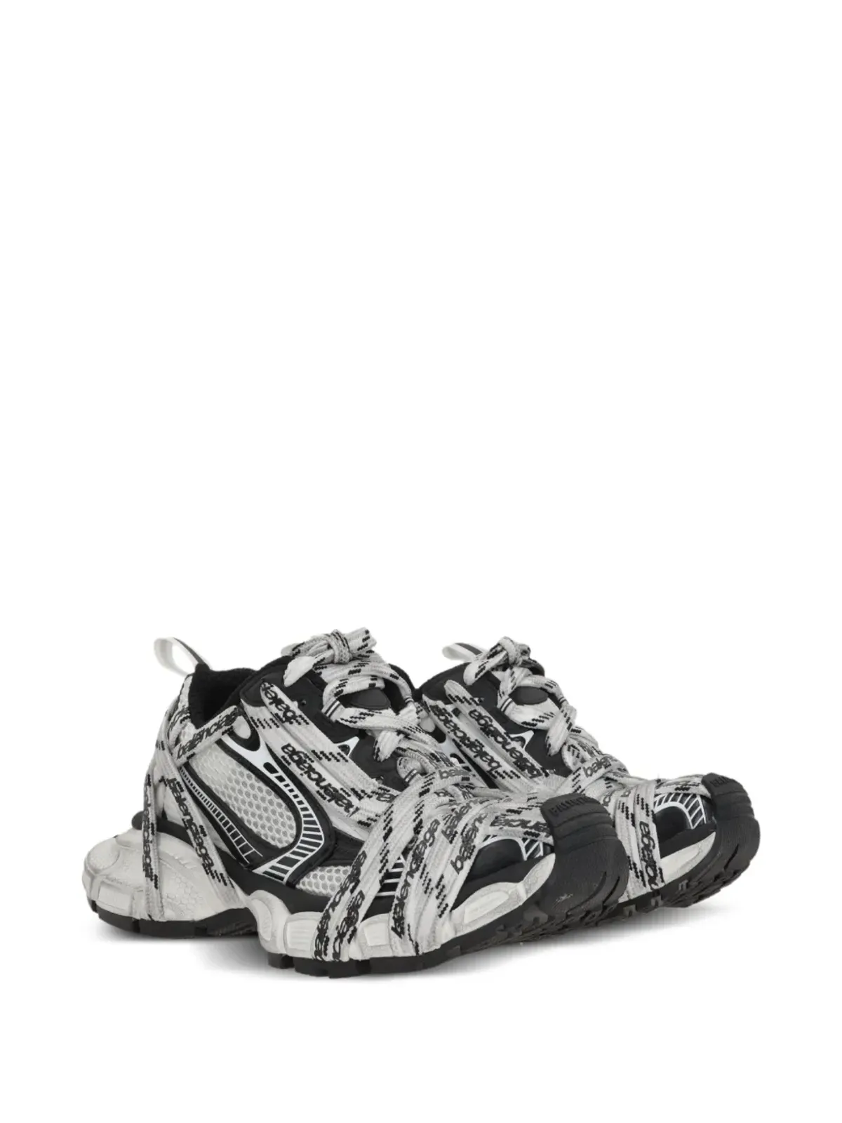 Balenciaga レースアップ ロゴスニーカー - 画像2