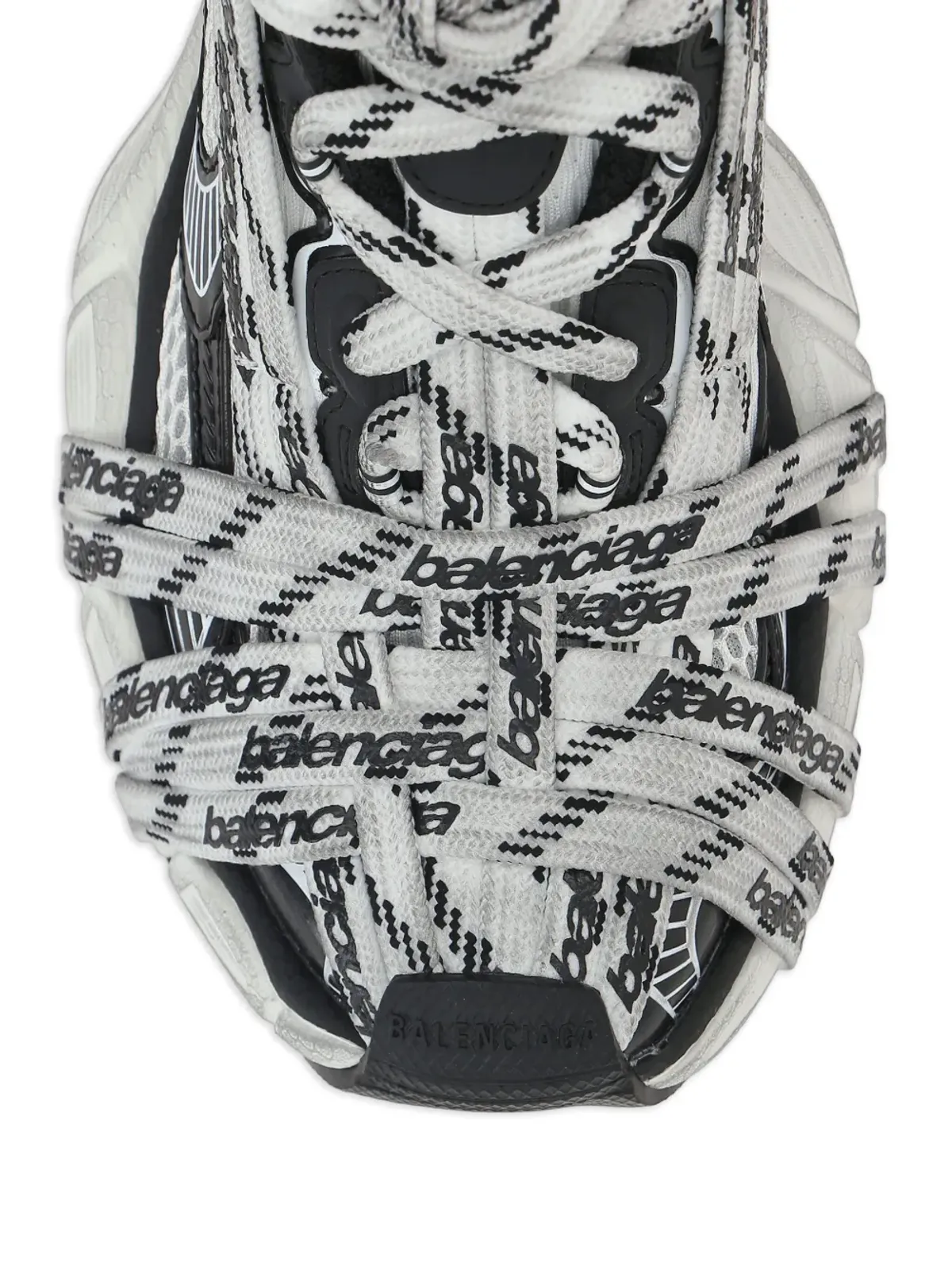 Balenciaga レースアップ ロゴスニーカー - 画像4