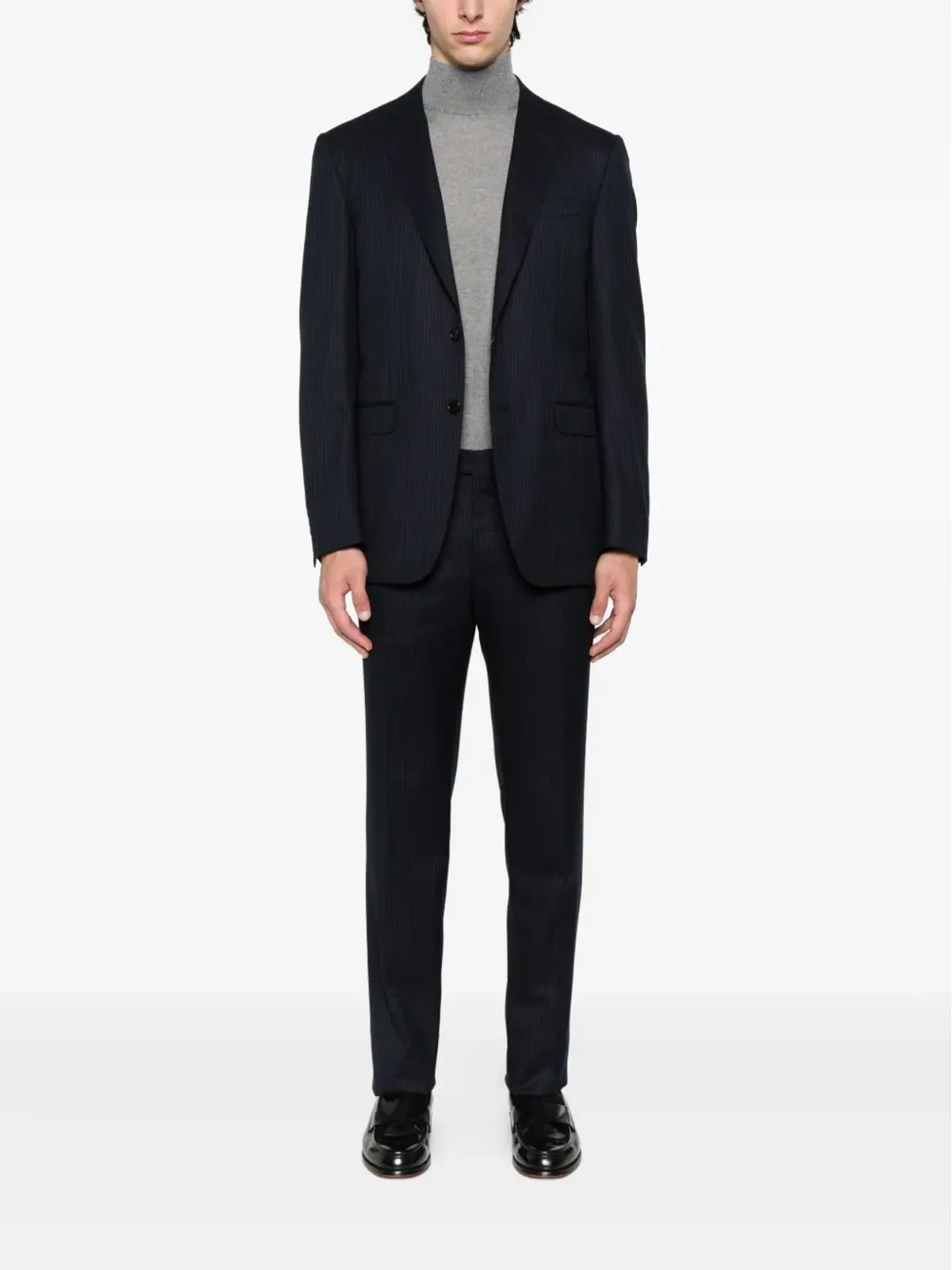 Canali タートルネック ウールセーター - 画像2
