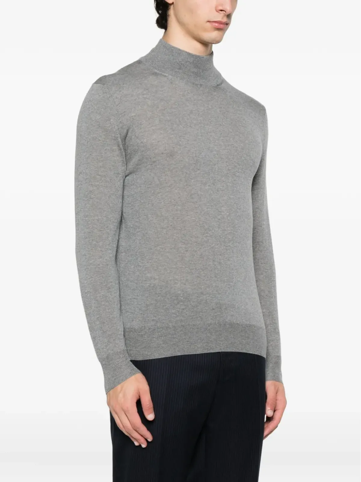 Canali タートルネック ウールセーター - 画像3