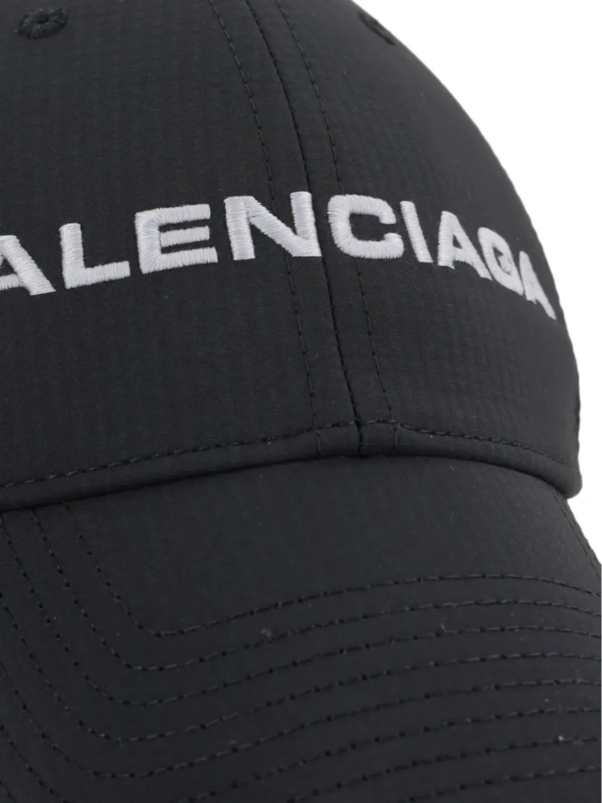 Balenciaga ロゴ刺繍ベースボールキャップ - 画像4